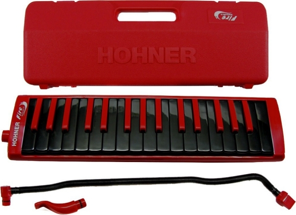 Hohner C943274 Melodica Fire 32 Rouge Noir - Melodica - Main picture