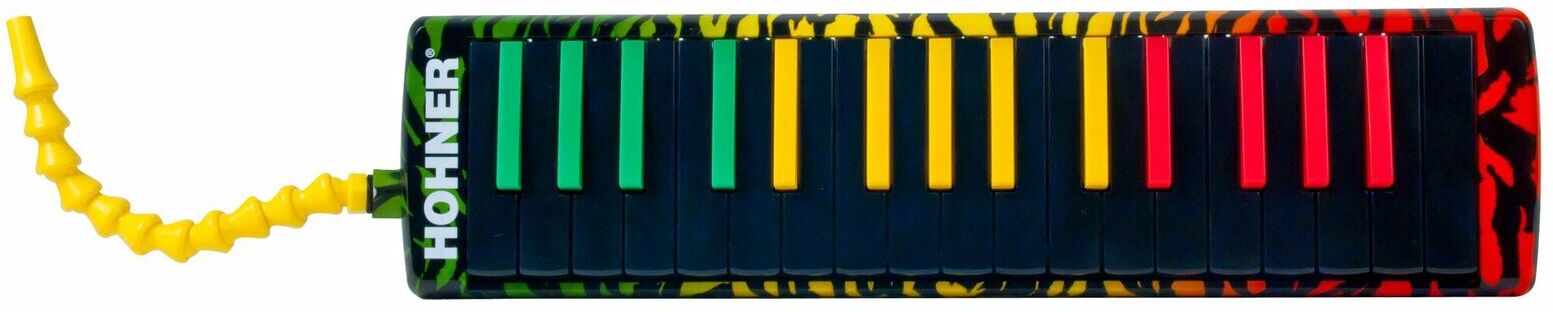 Hohner C94403 Melodica Airboard Rasta 32 - Melodica - Main picture