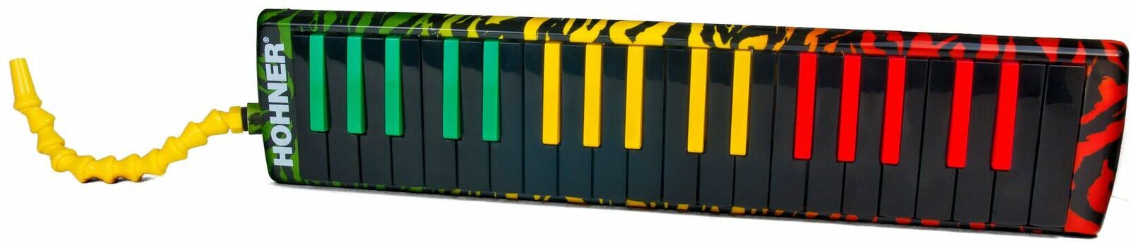 Hohner C94453 Melodica Airboard Rasta 37 - Melodica - Main picture