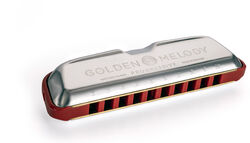 Chromatische harmonica Hohner 544/20 Golden Melody Progressive C