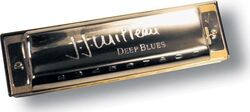 Chromatische harmonica Hohner MS JJ Milteau Deep blues - en Do