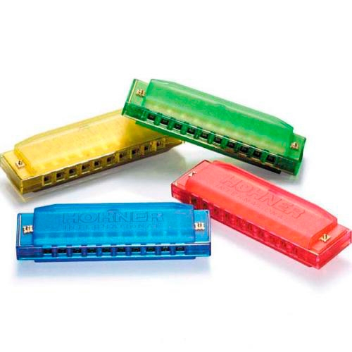 Briljant serveerster Ongeëvenaard Chromatische harmonica Hohner Harmonica Happy Colors Kids