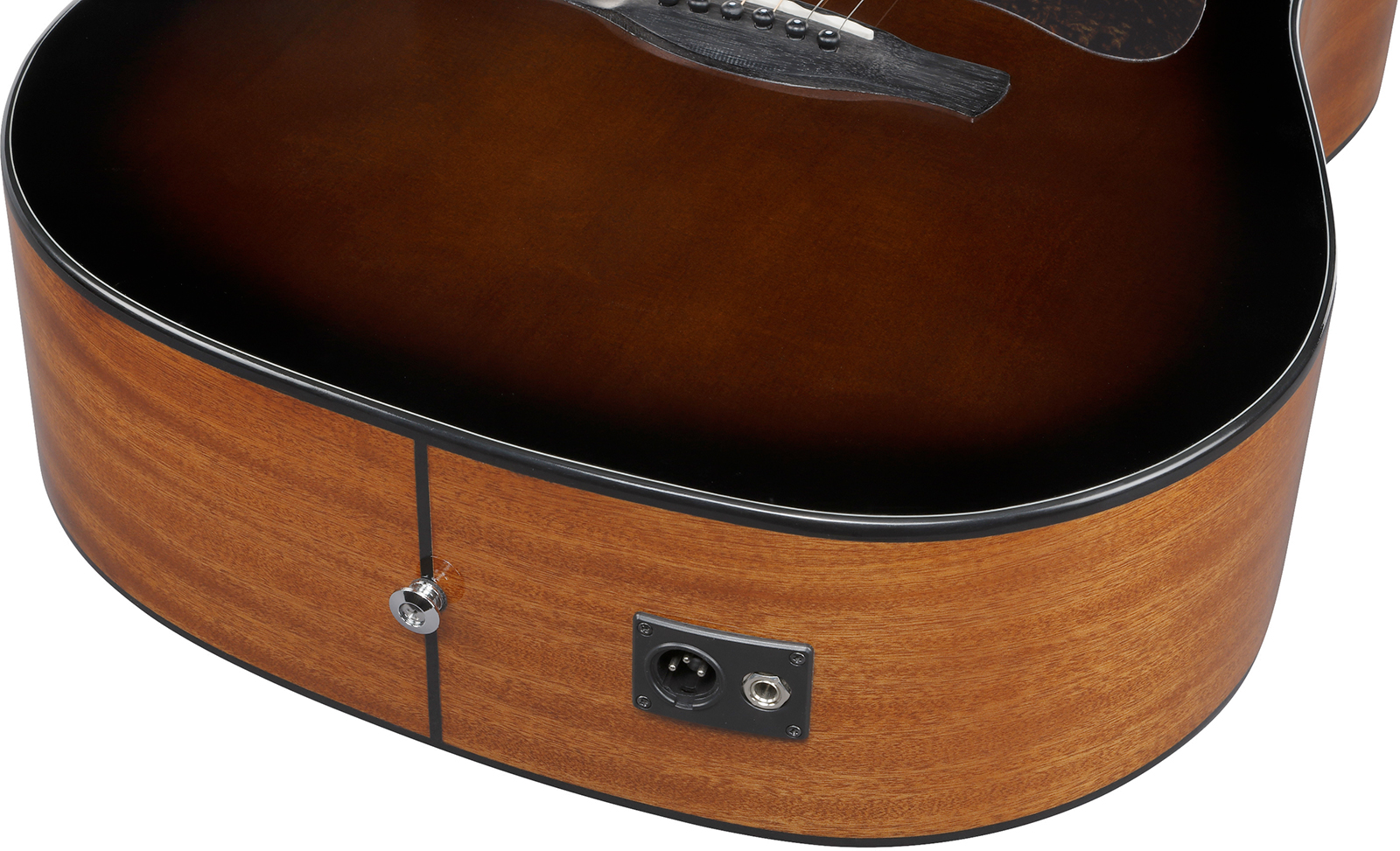 Ibanez Aad51ce Dvs Advanced Dreadnought Cw Epicea Sapele Pur - Dark Violin Sunburst - Folk gitaar - Variation 4