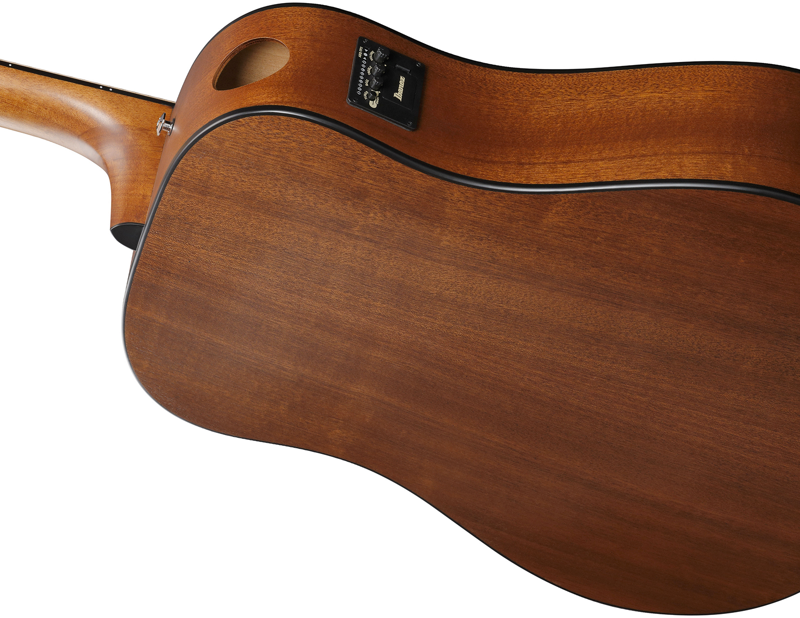 Ibanez Aad54e Omh Advanced Dreadnought Cw Acajou Sapele Pur - Open Pore Mahogany - Folk gitaar - Variation 4