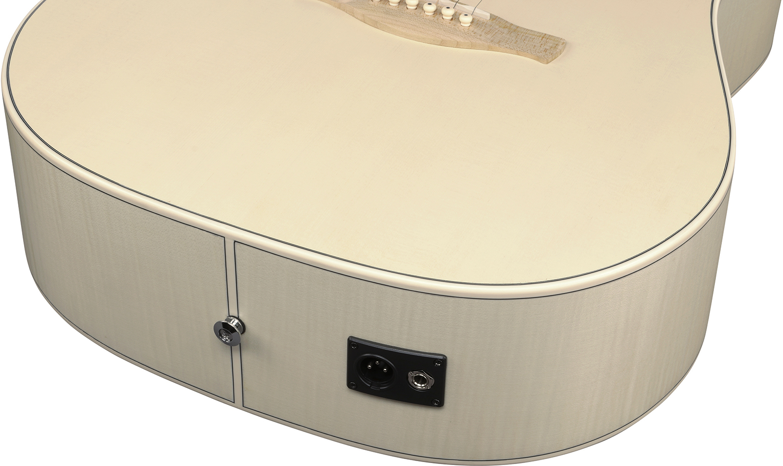 Ibanez Aad77m1e Oaw Advanced Dreadnought Cw Epicea Erable Mn - Open Pore Antique White - Folk gitaar - Variation 4