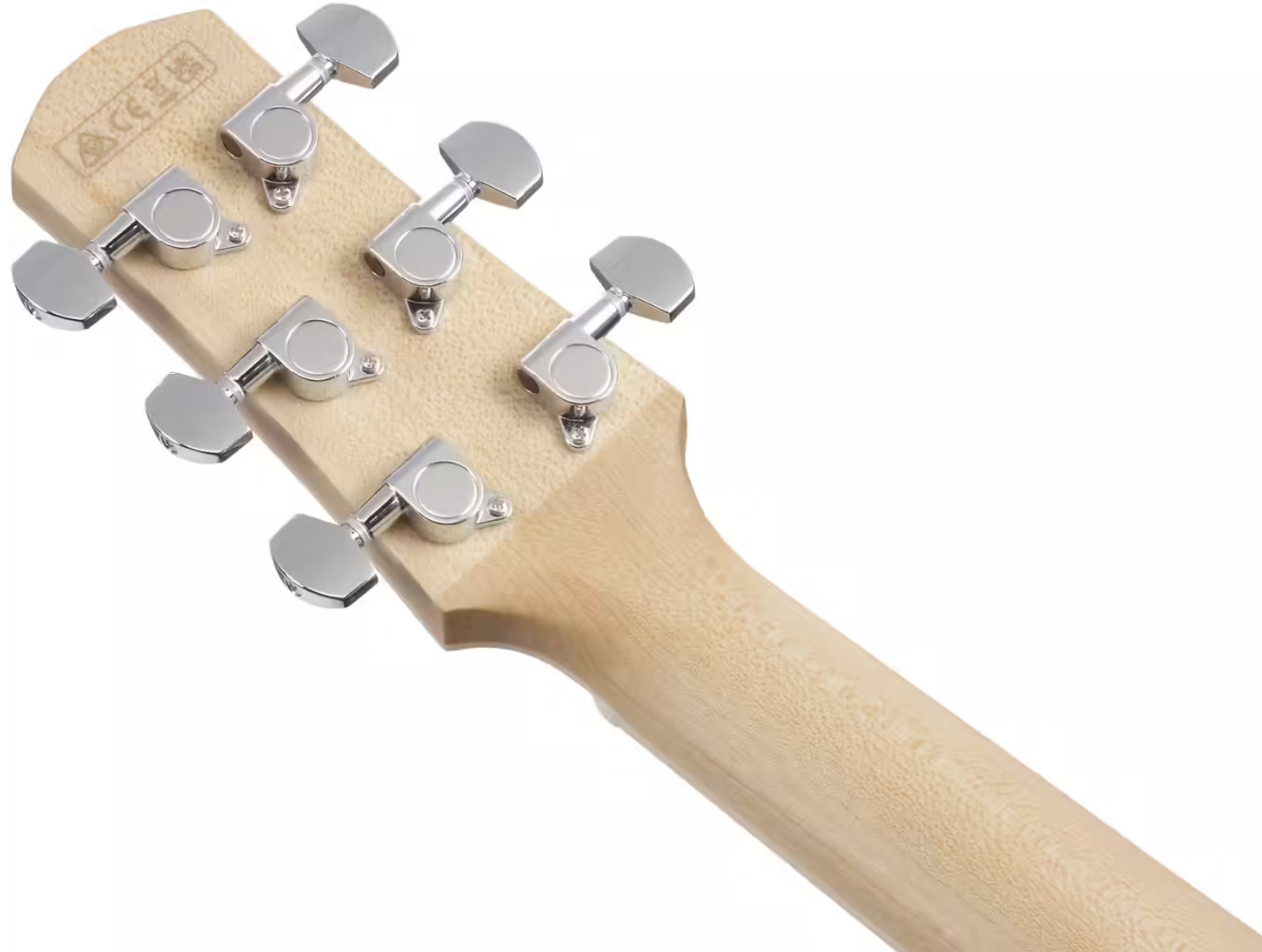 Ibanez Aam370e Oaw Advanced Auditorium Epicea Erable Mn - Open Pore Antique White - Folk gitaar - Variation 4