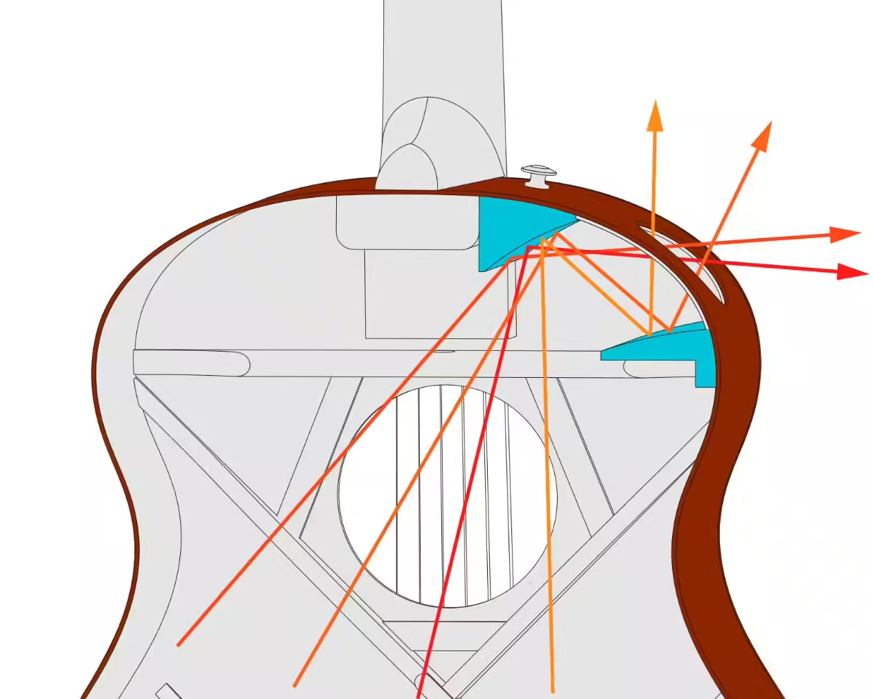 Ibanez Aam370e Oaw Advanced Auditorium Epicea Erable Mn - Open Pore Antique White - Folk gitaar - Variation 5