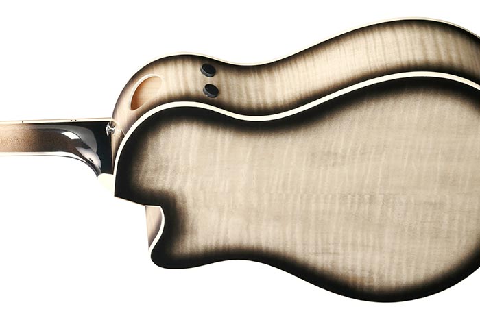 Ibanez Aam370m1ce Tpa Advanced Auditorium Epicea Erable Rw - Transparent Panda - Folk gitaar - Variation 2