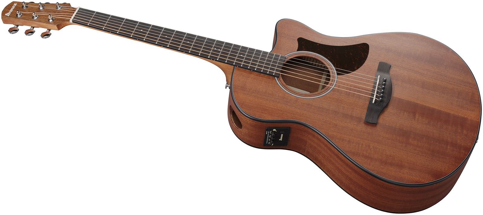 Ibanez Aam54ce Opn Auditorium Cw Tout Sapele Pur - Open Pore Natural - Folk gitaar - Variation 2