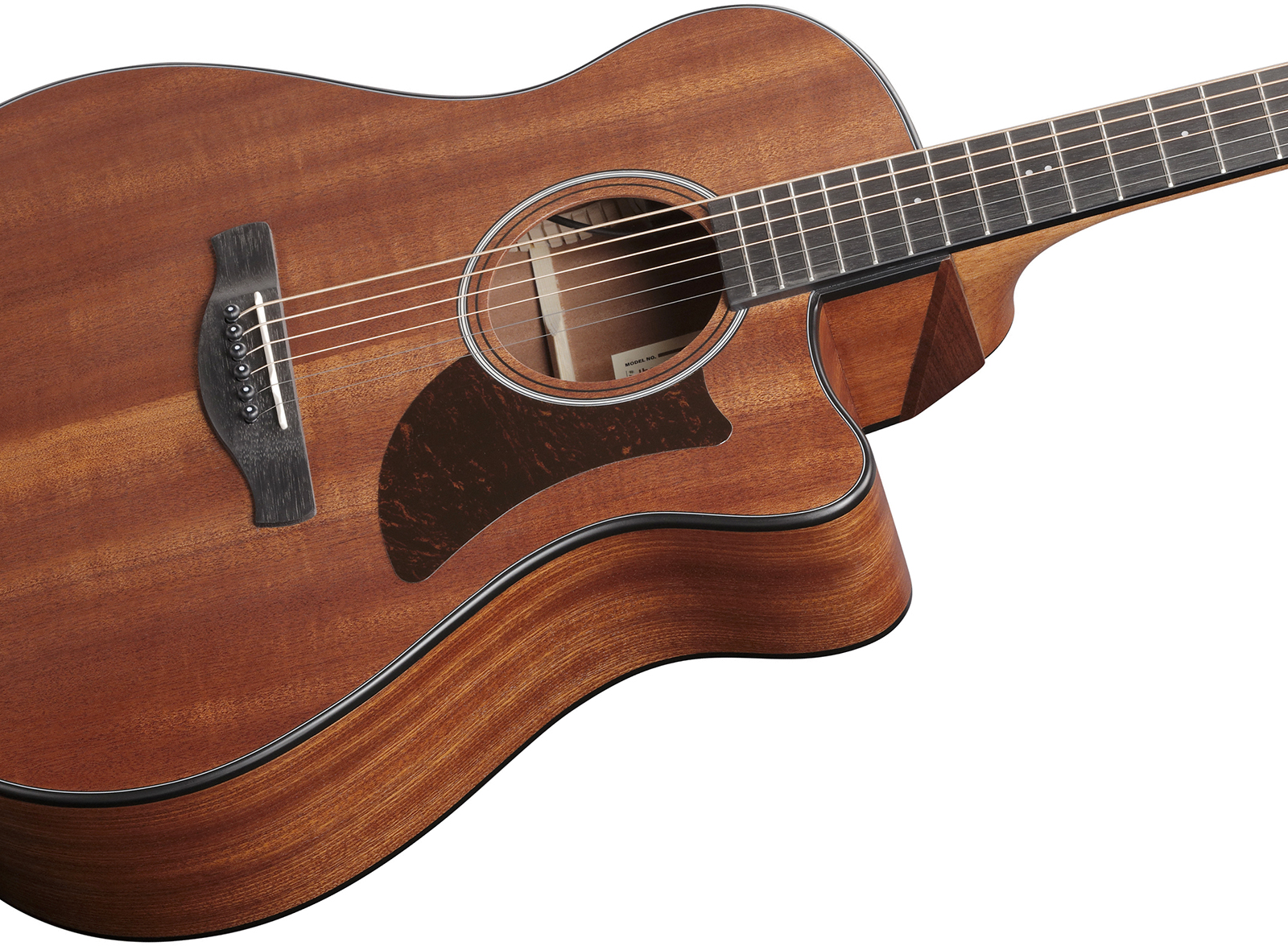 Ibanez Aam54ce Opn Auditorium Cw Tout Sapele Pur - Open Pore Natural - Folk gitaar - Variation 3