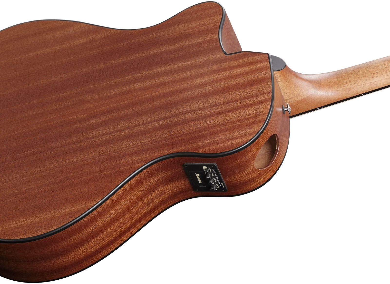 Ibanez Aam54ce Opn Auditorium Cw Tout Sapele Pur - Open Pore Natural - Folk gitaar - Variation 5