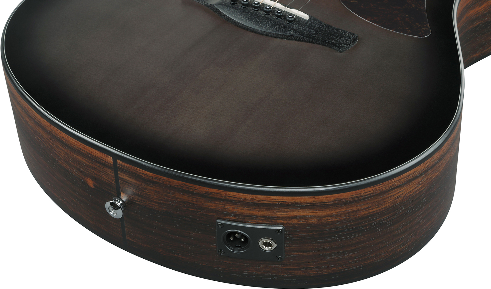 Ibanez Aam70ce Tbn Advanced Auditorium Cw Epicea Ebene Pur - Transparent Charcoal Burst - Folk gitaar - Variation 5