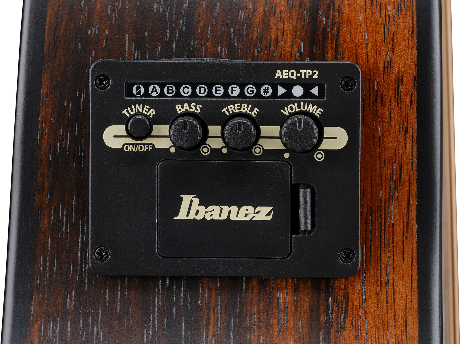 Ibanez Aam70ce Tbn Advanced Auditorium Cw Epicea Ebene Pur - Transparent Charcoal Burst - Folk gitaar - Variation 8