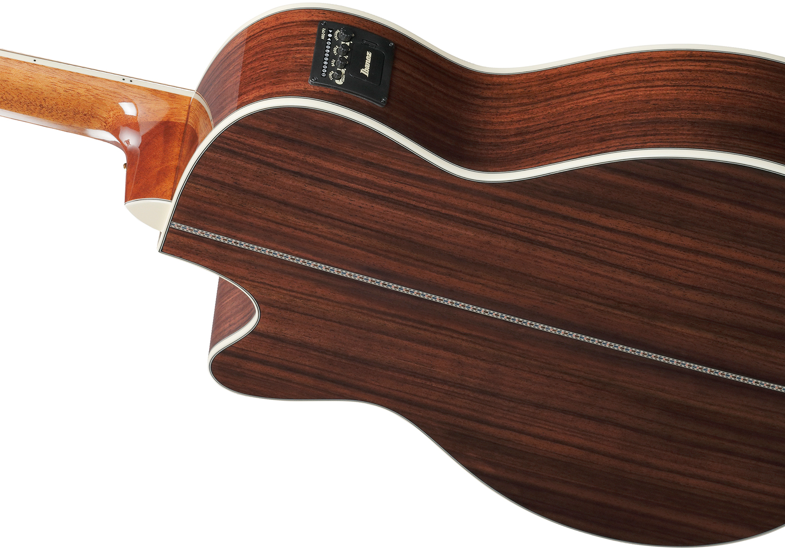 Ibanez Ac391rce Bkh Artwood Grand Concert Cw Shsc Epicea Palissandre Rw - Black Top - Folk gitaar - Variation 3