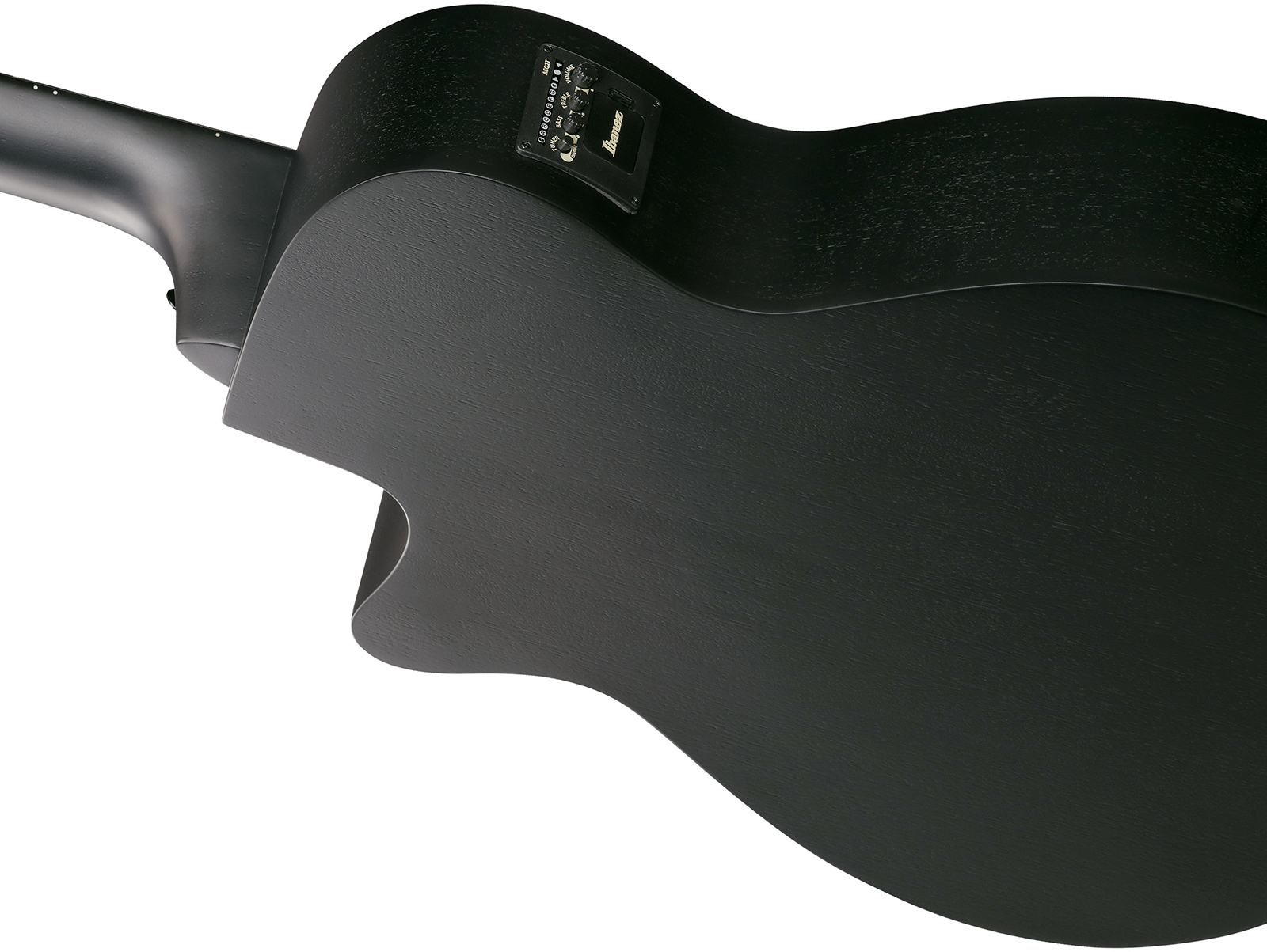 Ibanez Aegb420 Bot Cw Shsc Epicea Sapele Rw - Black Out - Akoestische bas - Variation 2