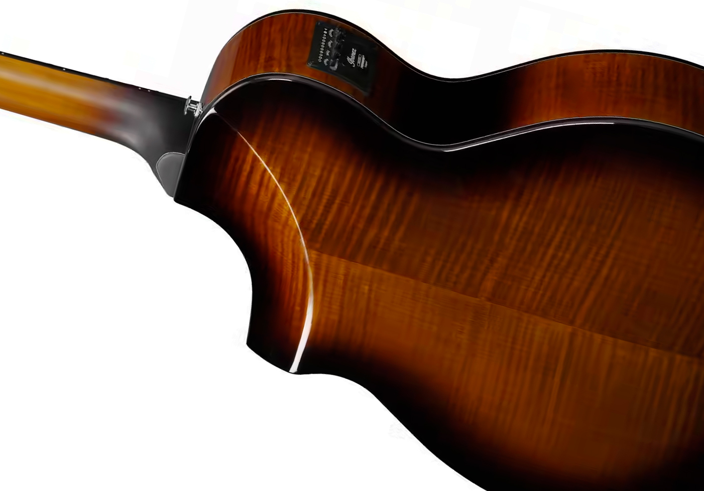 Ibanez Aewc400 Ams Grand Concert Cw Tout Erable Lau - Amber Sunburst - Folk gitaar - Variation 2