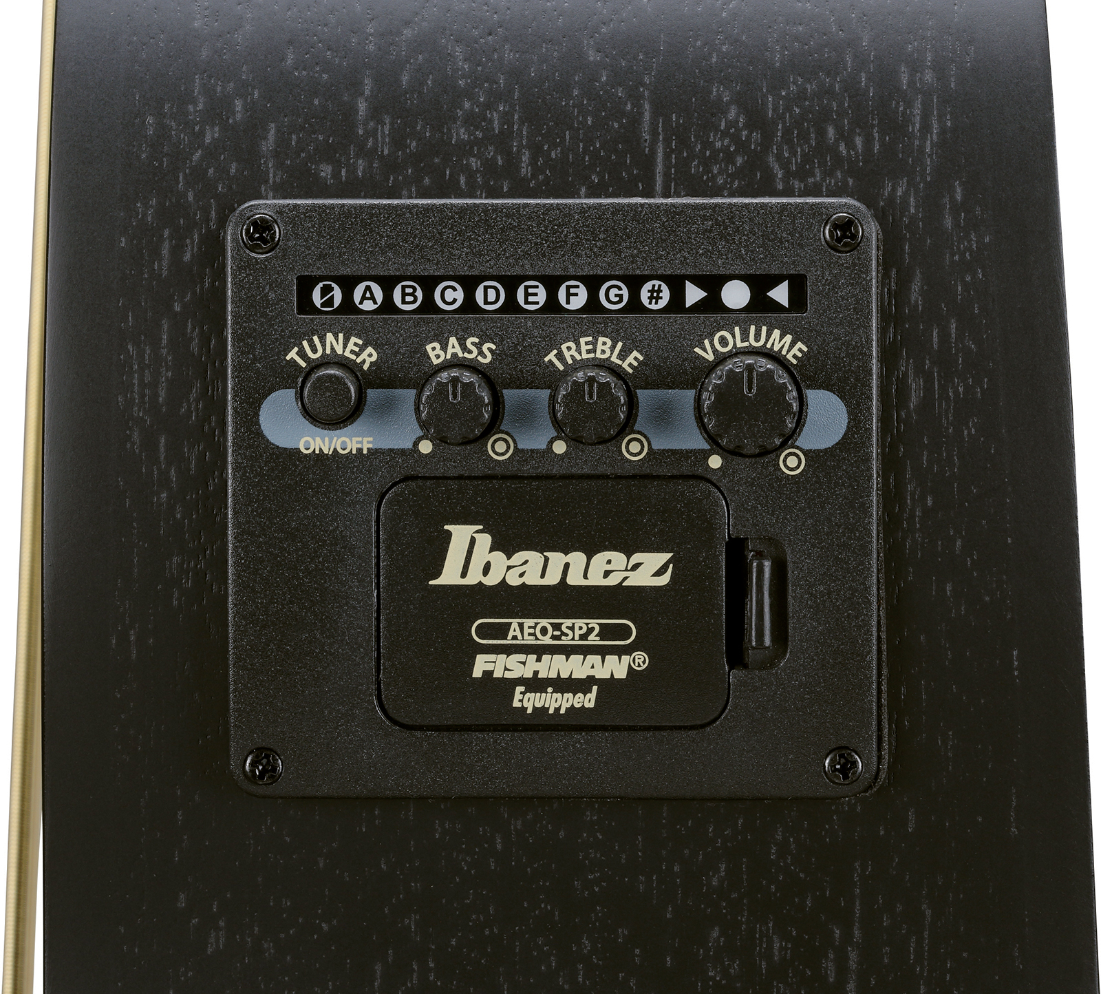 Ibanez Aewc621l Bot Grand Concert Cw Gaucher Tilleul Sapele Eb - Black Out - Folk gitaar - Variation 4