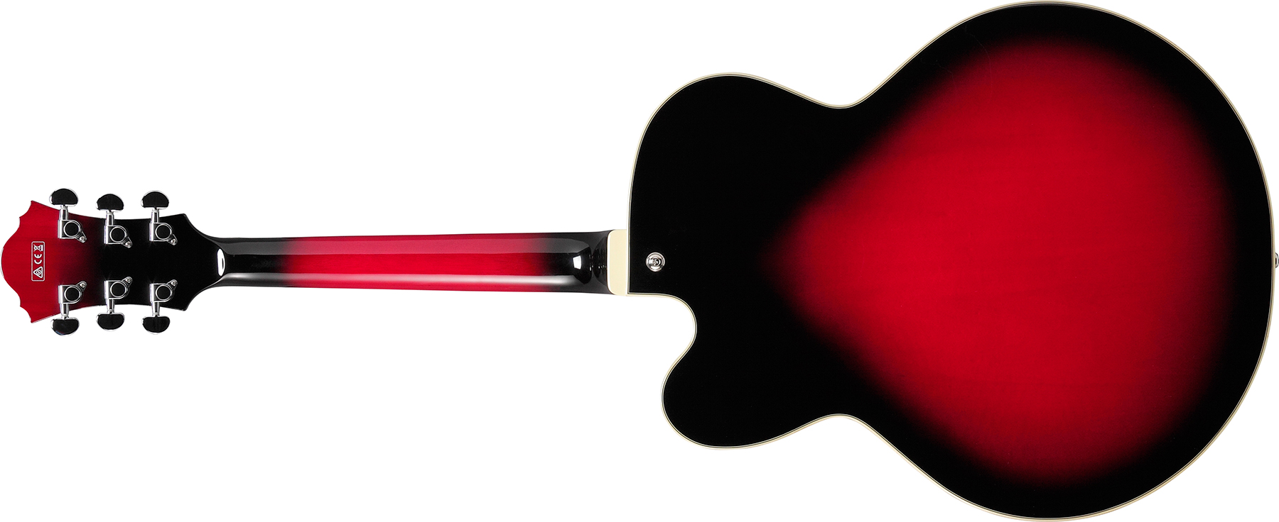 Ibanez Af75 Trs Artcore 2h Ht Wal - Transparent Red Sunburst - Hollow bodytock elektrische gitaar - Variation 1