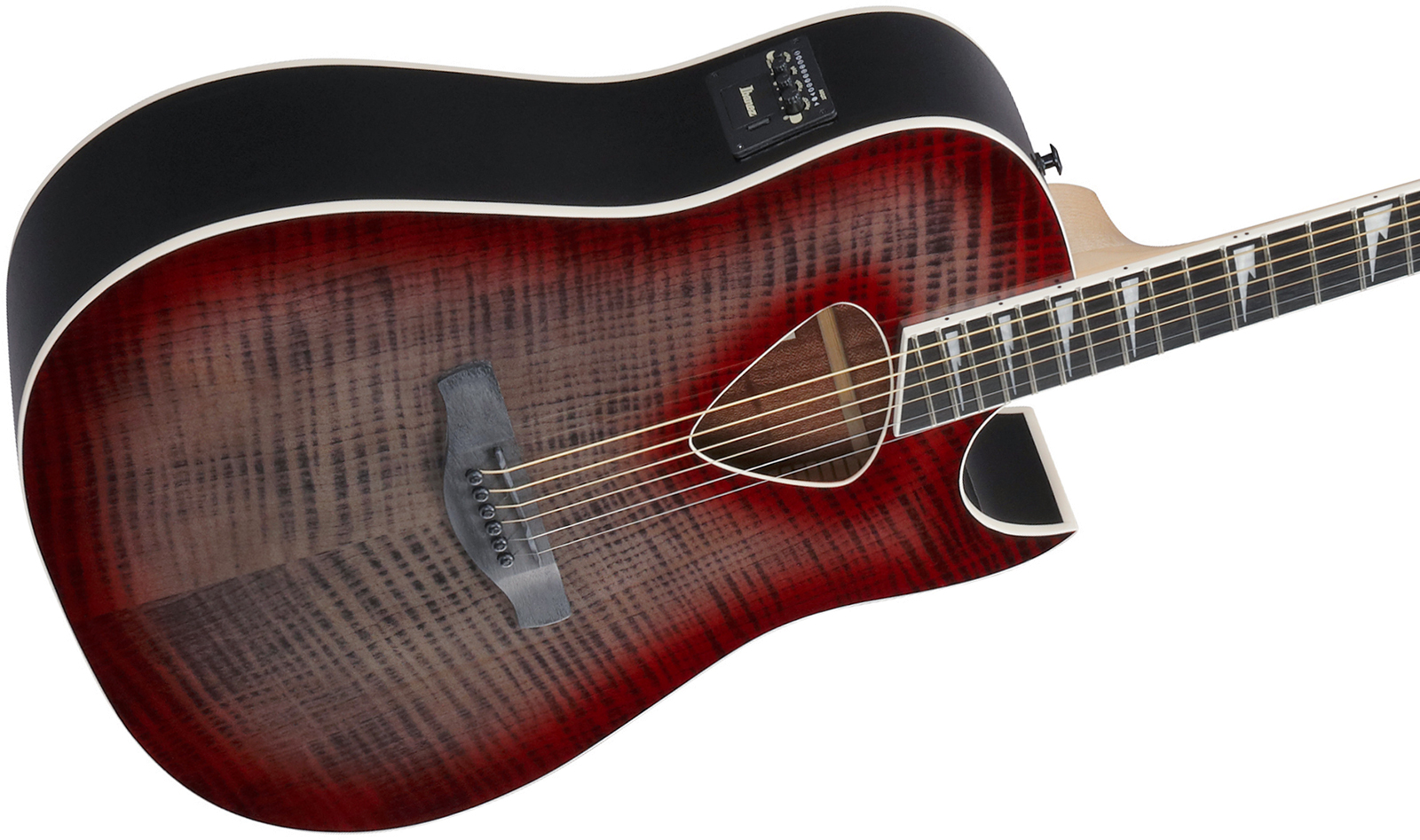 Ibanez Alt50fa Rdb Altsar Dreadnought Cw Tilleul Sapele Pur - Red Doom Burst High Gloss - Folk gitaar - Variation 2
