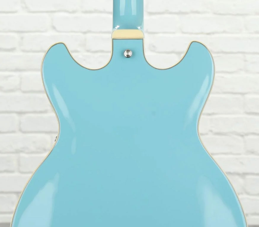 Ibanez As7312 Mtb Artcore 12-cordes Hh Ht Lau - Mint Blue - Semi hollow elektriche gitaar - Variation 3