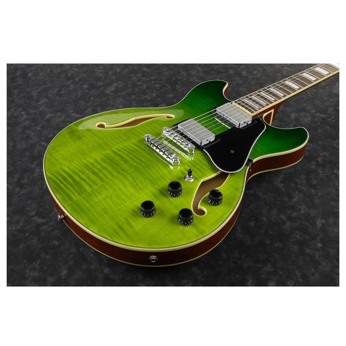 Ibanez As73fm Gvg Artcore Hh Ht Lau - Green Valley Gradation - Semi hollow elektriche gitaar - Variation 1