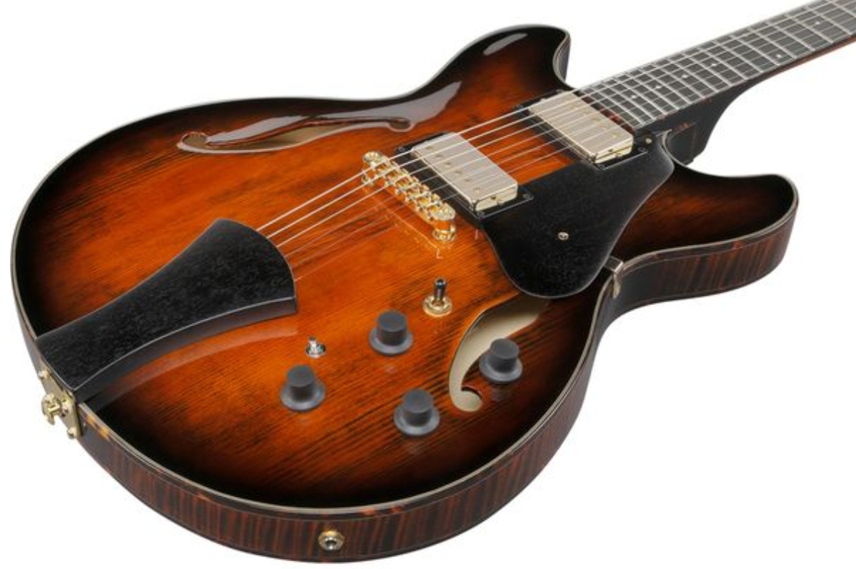 Ibanez Ash300 Tbc Artstar 2h Ht Eb - Tobacco Brown - Semi hollow elektriche gitaar - Variation 2