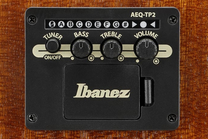 Ibanez Aw247ce Wk Artwood Dreadnought Cw Tout Okoume Ova - Weathered Black Open Pore - Folk gitaar - Variation 3