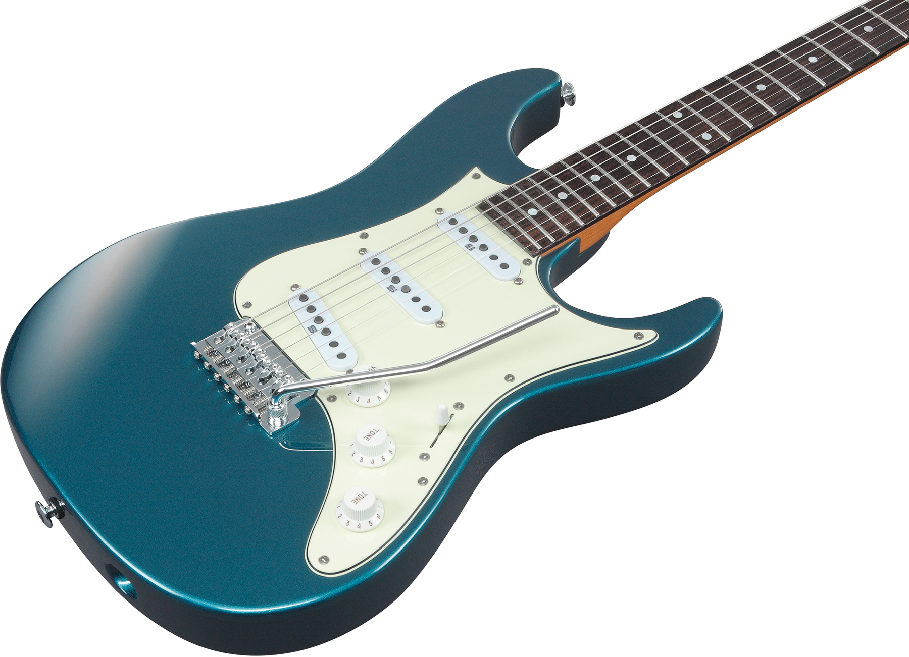 Ibanez Az2203n Atq Prestige Jap 3s Seymour Duncan Trem Rw - Antique Turquoise - Elektrische gitaar in Str-vorm - Variation 2