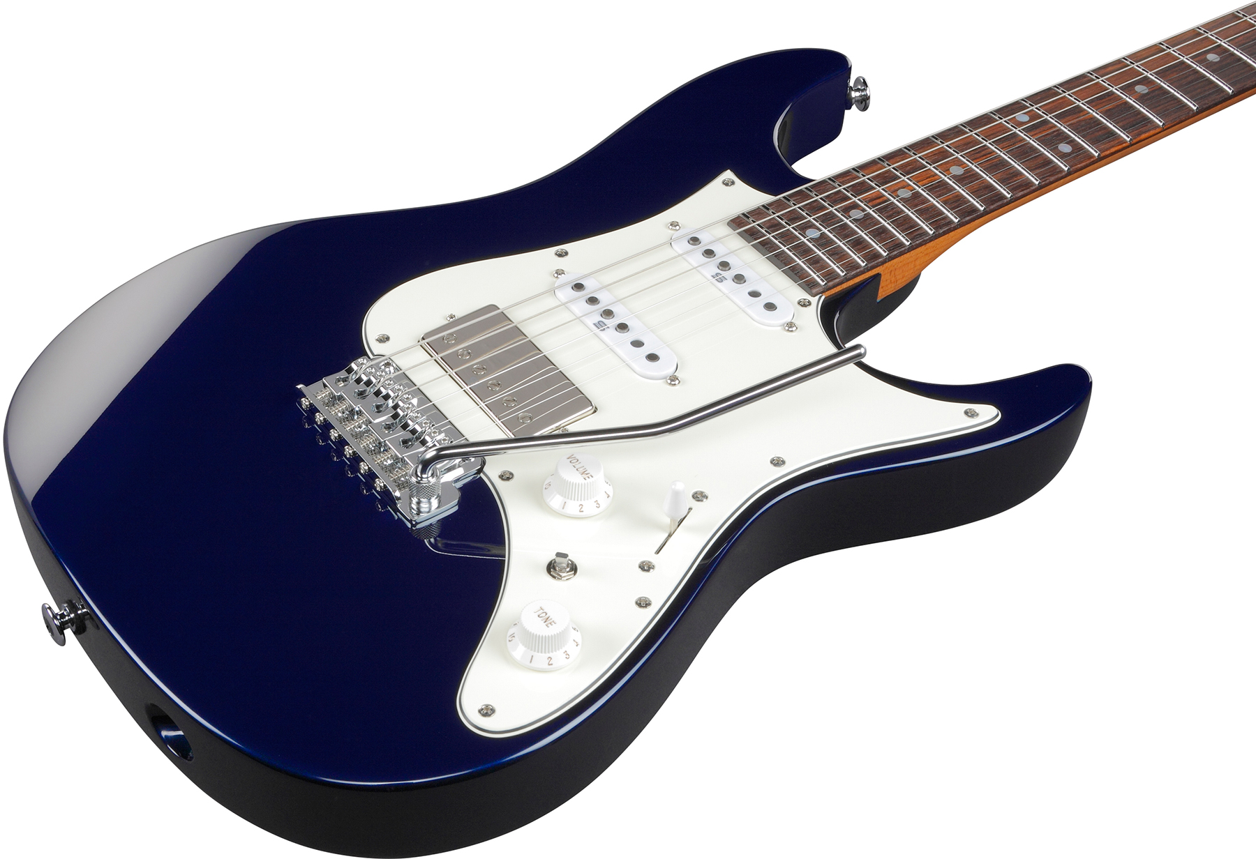 Ibanez Az2204nw Dtb Prestige Jap Hss Seymour Duncan Trem Rw - Dark Tide Blue - Elektrische gitaar in Str-vorm - Variation 2