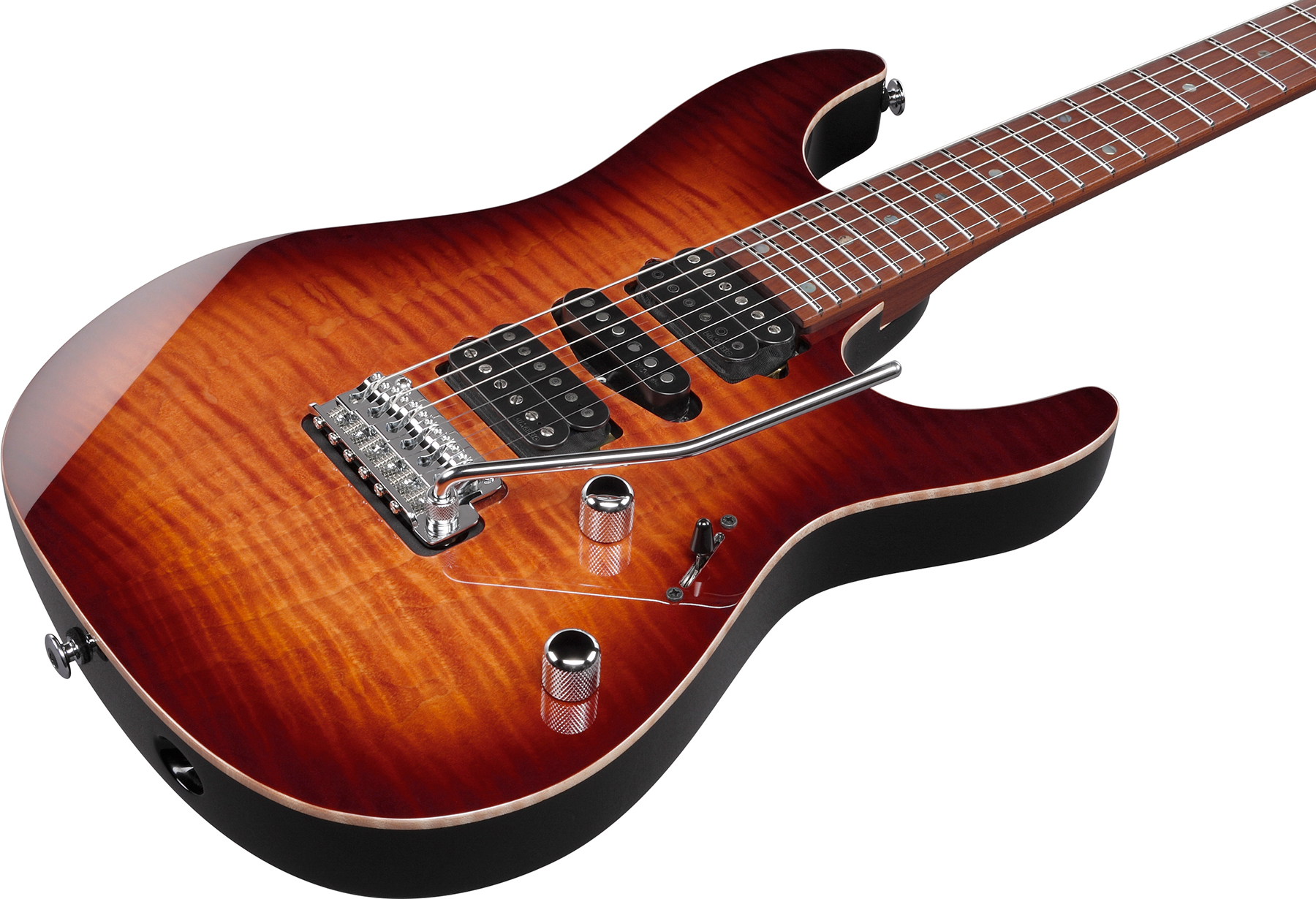 Ibanez Az2407f Bsr Prestige Jap Hsh Dimarzio Trem Mn - Brownish Sphalerite - Elektrische gitaar in Str-vorm - Variation 2