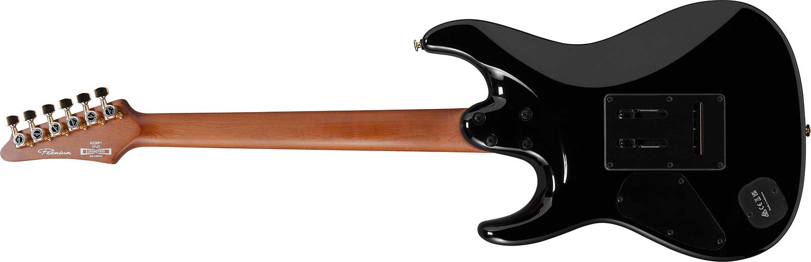 Ibanez Az26p1 Bk Premium Hss Seymour Duncan Trem Eb - Black - Elektrische gitaar in Strat vorm - Variation 1