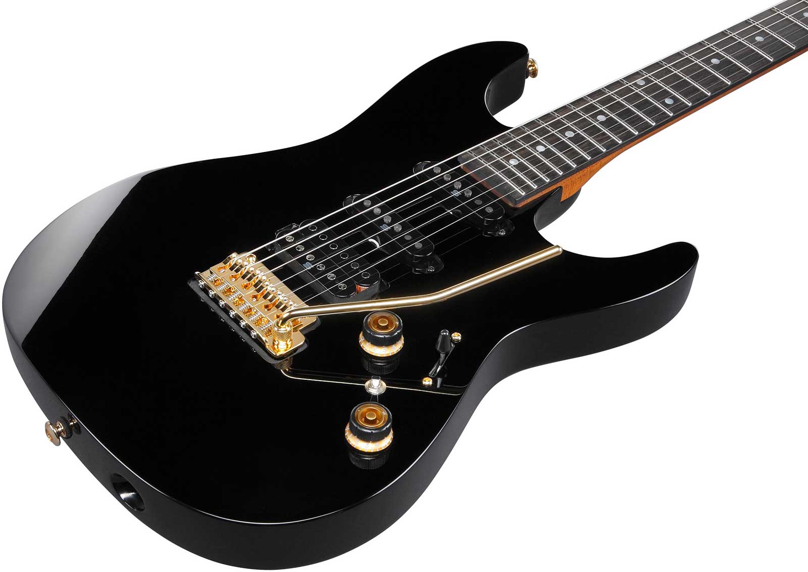 Ibanez Az26p1 Bk Premium Hss Seymour Duncan Trem Eb - Black - Elektrische gitaar in Strat vorm - Variation 2