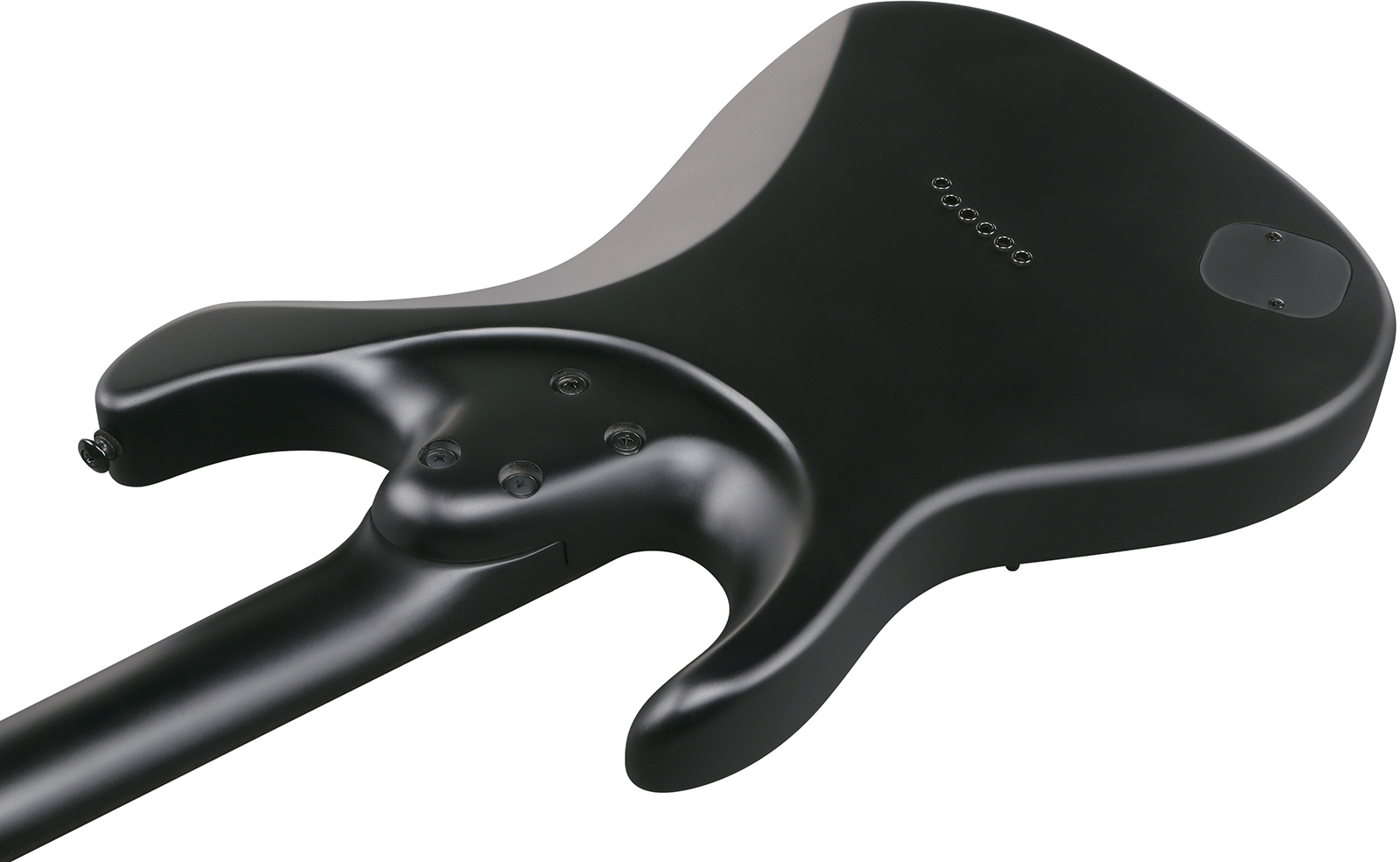 Ibanez Az41b1 Bkf Iron Label 2h Dimarzio Ht Eb - Black Flat - Elektrische gitaar in Strat vorm - Variation 3