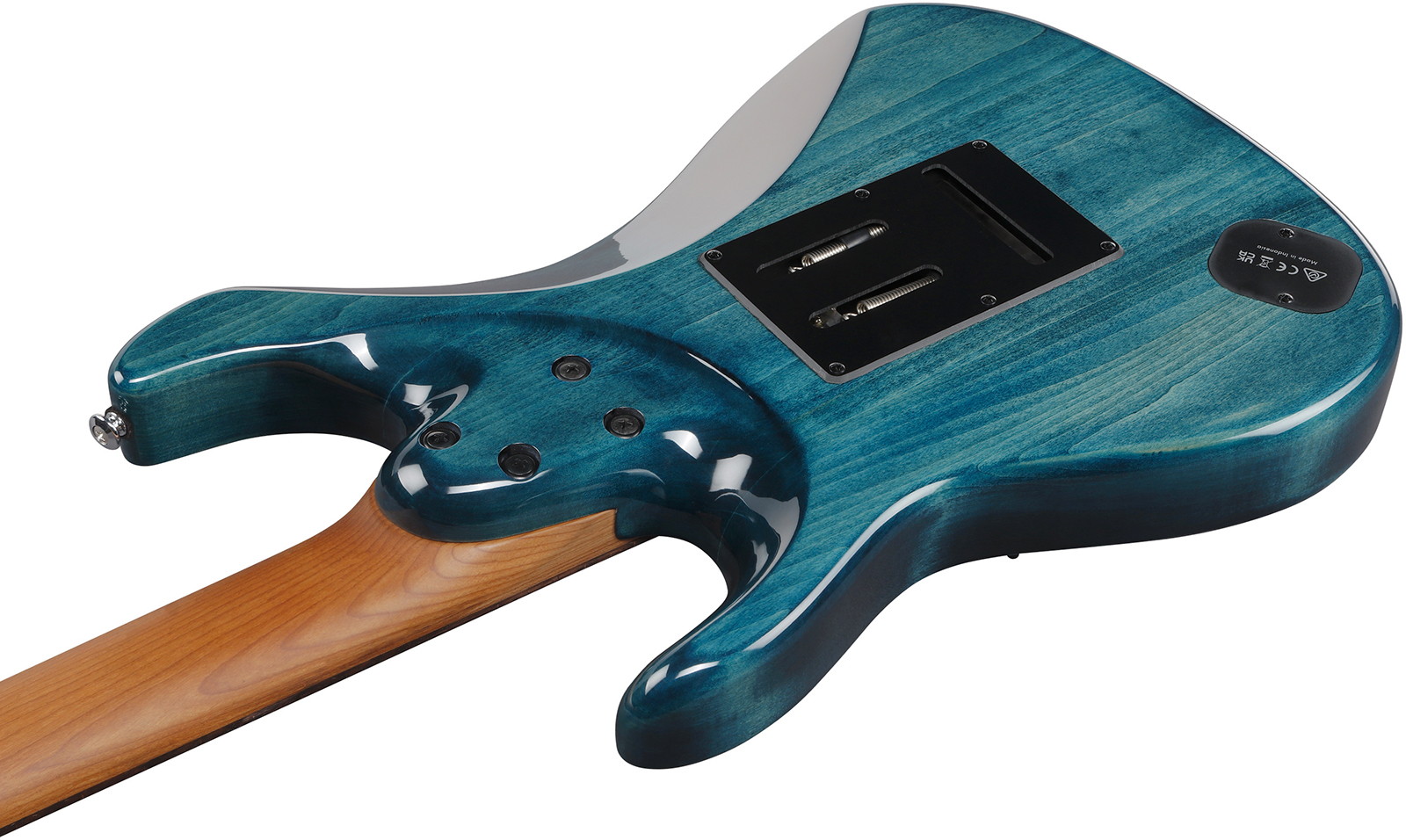 Ibanez Az447p1qm Cob Premium Hss Seymour Duncan Trem Rw - Cosmic Blue - Elektrische gitaar in Strat vorm - Variation 3