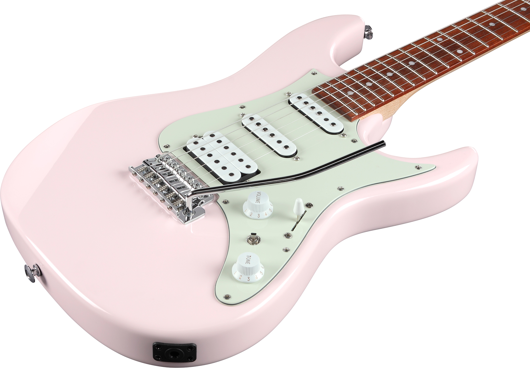 Ibanez Azes40 Ppk Standard Hss Trem Jat - Pastel Pink - Elektrische gitaar in Str-vorm - Variation 2