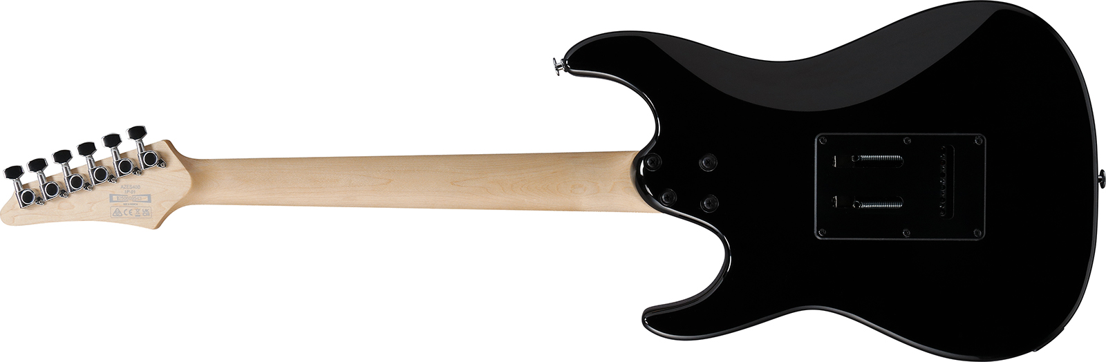 Ibanez Azes40b Bbk Standard Hss Trem Jat - Black - Elektrische gitaar in Strat vorm - Variation 1