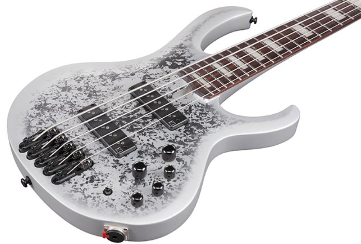 Ibanez Btb25th5 Slm Standard 5c Active Rw - Silver Blizzard Matte - Solid body elektrische bas - Variation 2