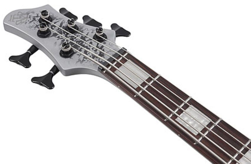 Ibanez Btb25th5 Slm Standard 5c Active Rw - Silver Blizzard Matte - Solid body elektrische bas - Variation 4