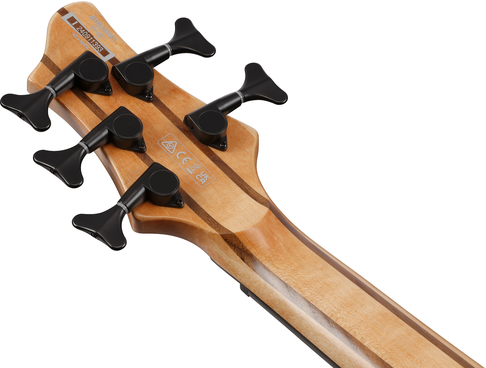 Ibanez Btb805ms Fnl Workshop 5c Multiscale Active Rw - Florid Natural Low Gloss - Solid body elektrische bas - Variation 4