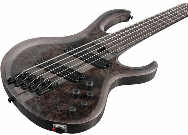 Ibanez Btb805ms Tgf 5c Multiscale Active Pp - Transparent Gray Flat - Solid body elektrische bas - Variation 2