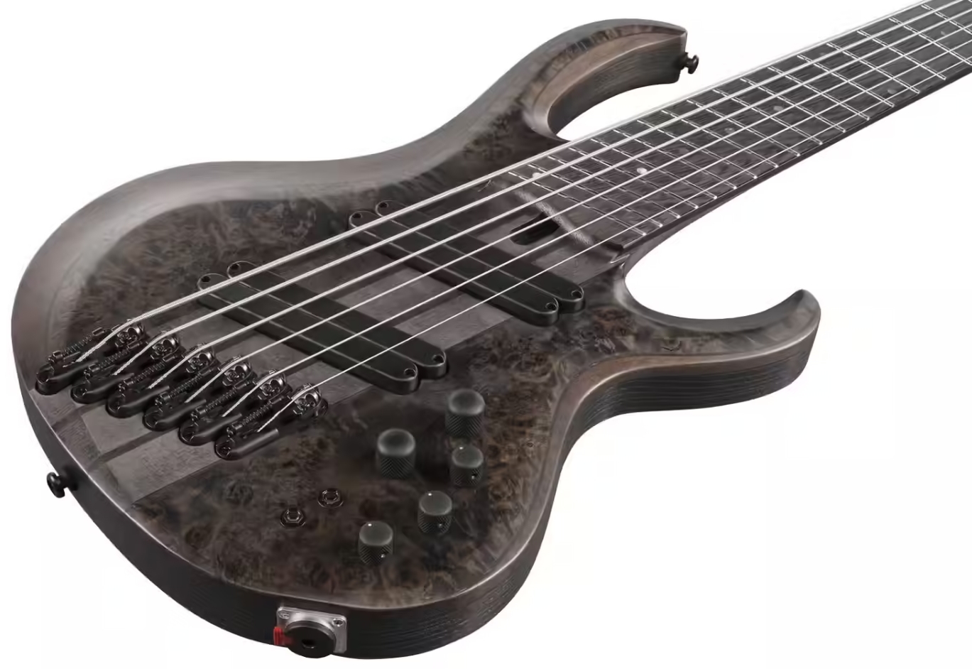 Ibanez Btb806ms Tgf Workshop 6c Multiscale Active Pp - Transparent Gray Flat - Solid body elektrische bas - Variation 2