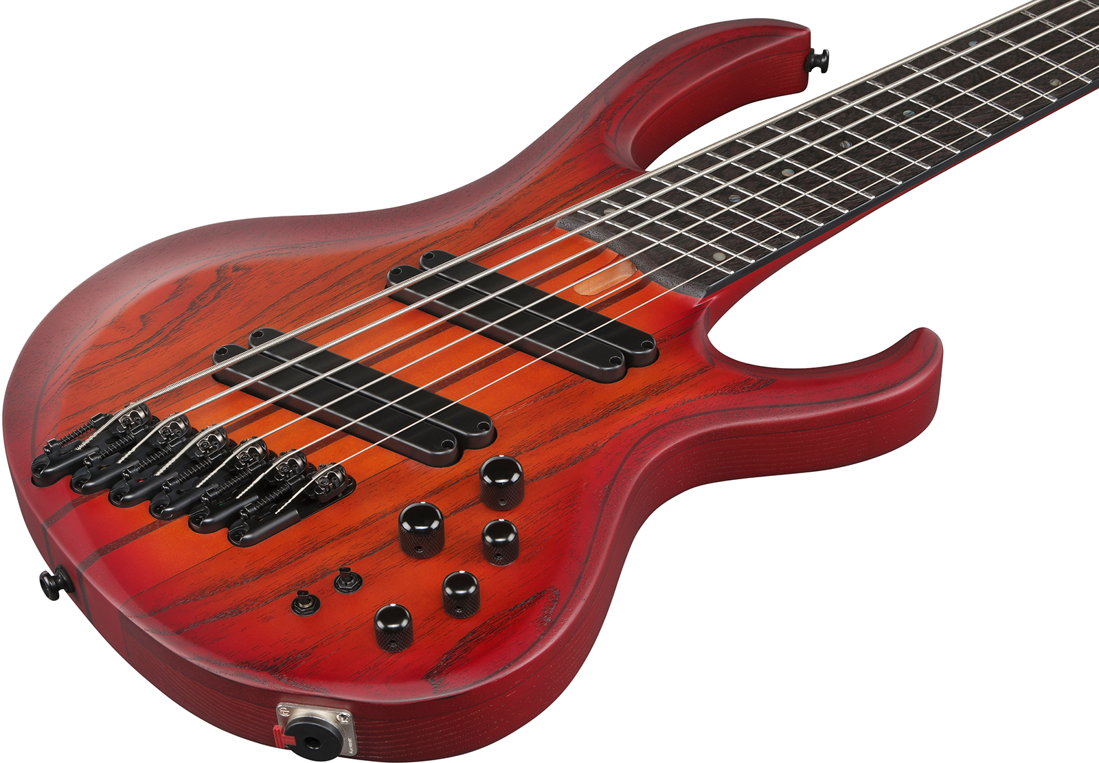 Ibanez Btb866ms Brf Workshop 6c Multiscale Active Pp - Brown Topaz Burst Flat - Solid body elektrische bas - Variation 2