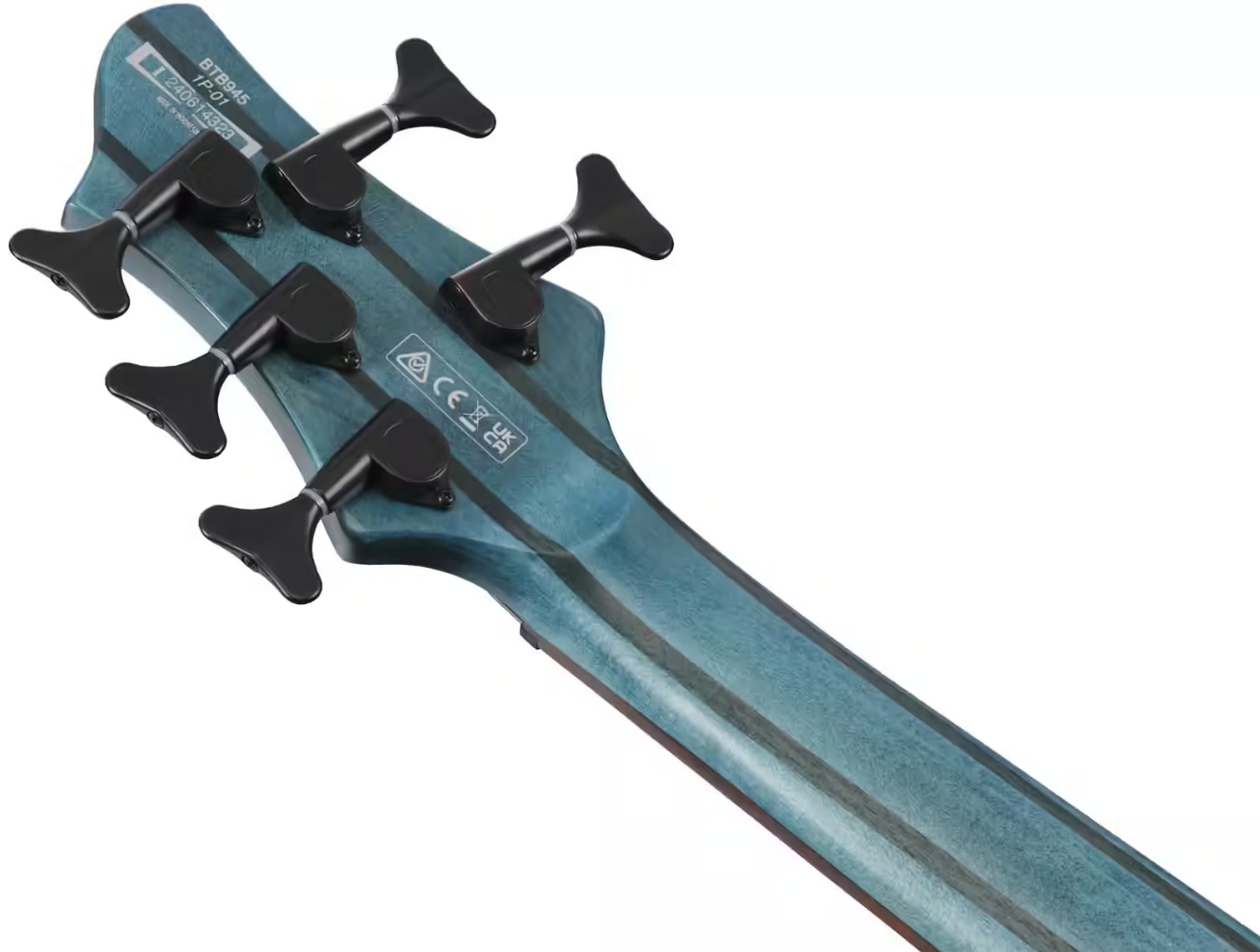 Ibanez Btb945 Col Standard 5c Active Eb - Cosmic Blue Low Gloss - Solid body elektrische bas - Variation 4