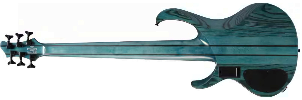 Ibanez Btb946 Col Standard 6c Active Eb - Cosmic Blue Low Gloss - Solid body elektrische bas - Variation 1