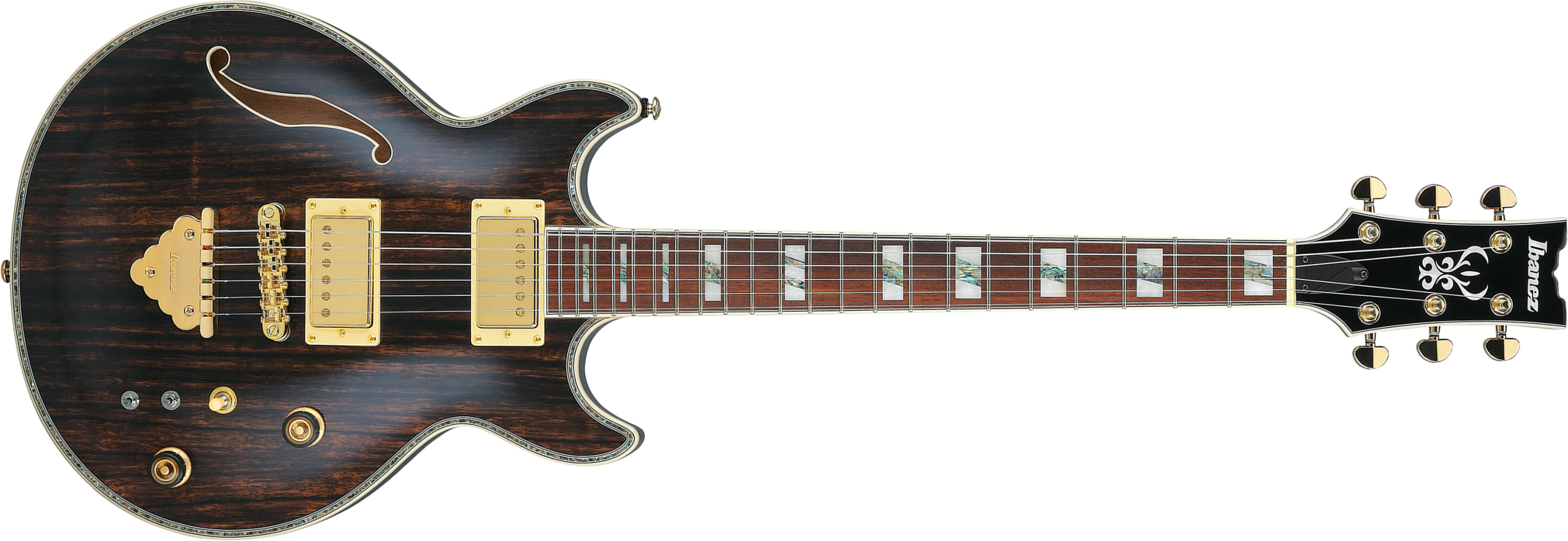 Ibanez Ar520hme Nt Standard Artist 2h Ht Jat - Natural - Semi hollow elektriche gitaar - Main picture