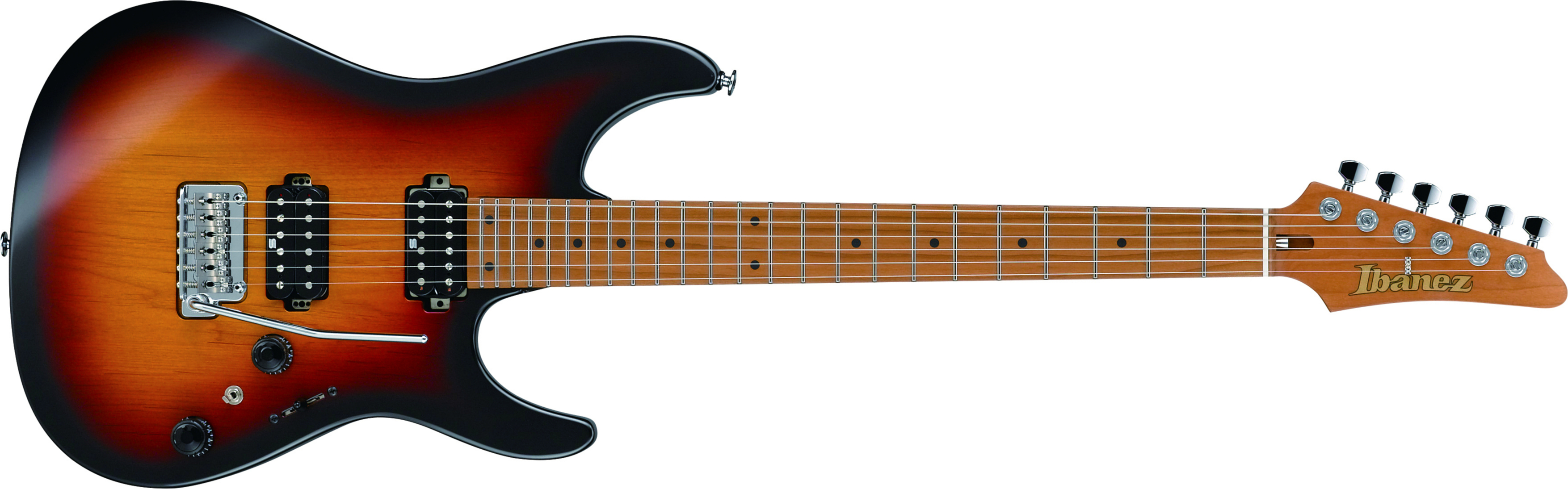 Ibanez Az2402 Tff Prestige Jap Hh Trem Mn - Tri Fade Burst Flat - Elektrische gitaar in Str-vorm - Main picture