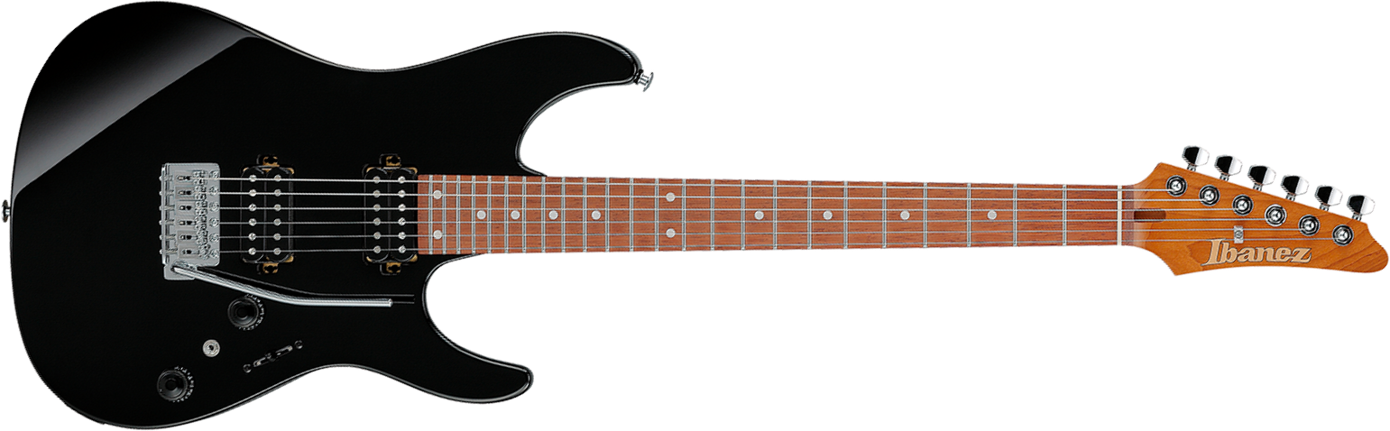 Ibanez Az24s2 Bk Standard 2h Trem Jat - Black - Elektrische gitaar in Strat vorm - Main picture