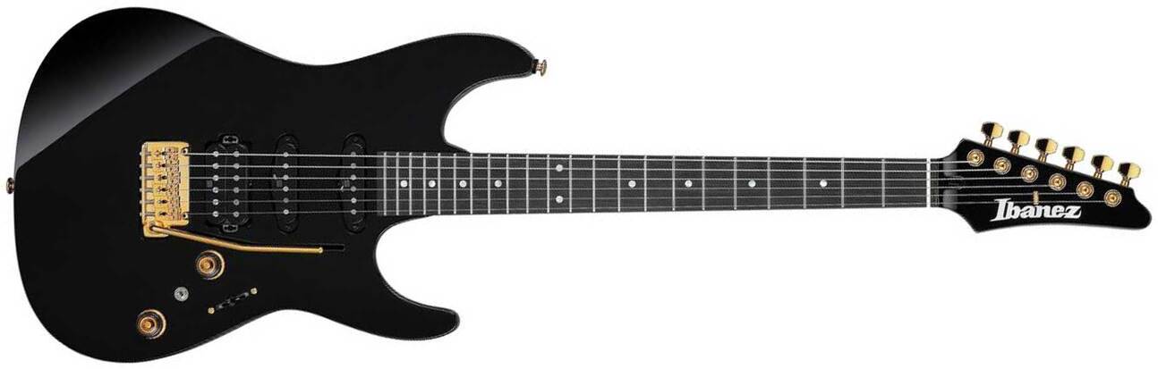 Ibanez Az26p1 Bk Premium Hss Seymour Duncan Trem Eb - Black - Elektrische gitaar in Strat vorm - Main picture
