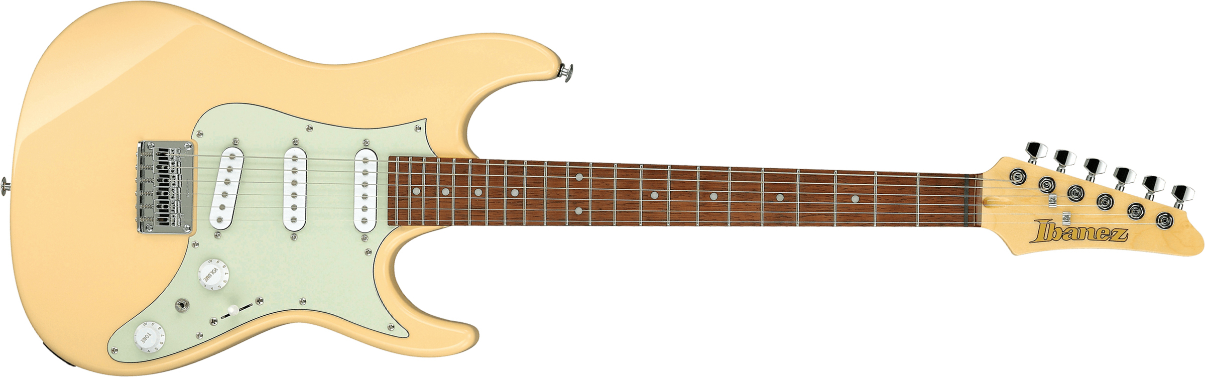 Ibanez Azes31 Iv Standard 3s Trem Jat - Ivory - Elektrische gitaar in Str-vorm - Main picture