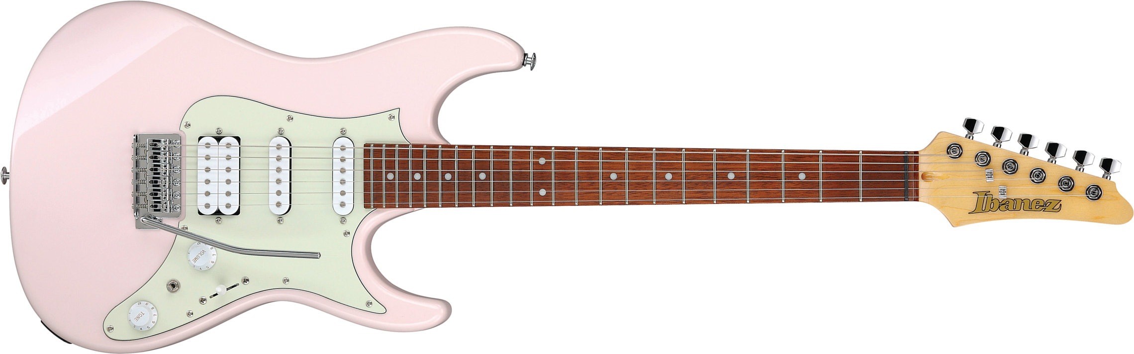 Ibanez Azes40 Ppk Standard Hss Trem Jat - Pastel Pink - Elektrische gitaar in Str-vorm - Main picture